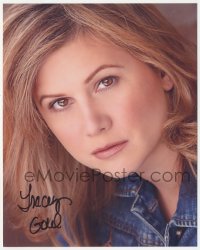 4p0542 TRACEY GOLD signed color 8x10 REPRO still 1980s super c/u of Carol Seaver from Growing Pains!