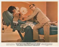 4p0322 WOODY ALLEN signed color 8x10 still 1967 as Jimmy Bond with sexy Daliah Lavi in Casino Royale!