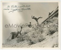 4p0434 YAKIMA CANUTT signed 8x10 still 1964 by the stuntman, but he was not in How the West Was Won!