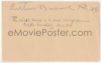 4p0250 ARTHUR BRISBANE/WALTER WINCHELL signed 4x6 album page 1933 can be framed with a repro still!