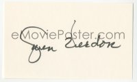 4p0448 GWEN VERDON signed 3x5 index card 1980s it can be framed & displayed with a repro!