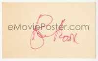 4p0481 ROGER MOORE signed 3x5 index card 1980s it can be framed with the included James Bond REPRO!