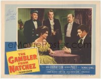4p0164 GAMBLER FROM NATCHEZ signed LC #5 1954 by Dale Robertson, who's with Debra Paget & McCarthy!