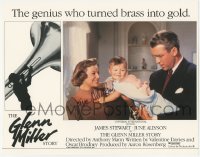 4p0166 GLENN MILLER STORY signed LC R1985 by June Allyson, who's with James Stewart & their child!