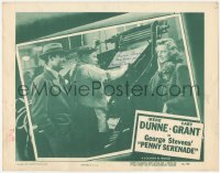 4p0175 PENNY SERENADE signed LC R1948 by Irene Dunne, who's flirting with handsome Cary Grant!