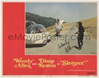 4p0180 SLEEPER signed LC #2 1974 by Woody Allen, great scene with giant chicken & futuristic car!