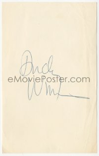 4p0236 ANDY WILLIAMS signed paper 1970s it can be framed with a vintage or repro still!