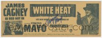 4p0222 VIRGINIA MAYO signed 4x11 title strip 1949 great image with James Cagney in White Heat!