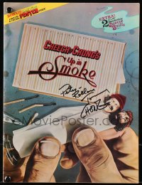 4p0204 TOMMY CHONG signed souvenir program book 1978 great artwork & stills for Up in Smoke!