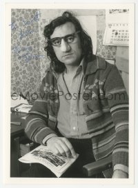 4p0283 TERRY JONES signed 5x7 photo 1980s the Monty Python actor wearing glasses/nose disguise!