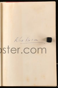 4p0191 ELIA KAZAN signed hardcover book 1972 The Assassins, his book about two murders!