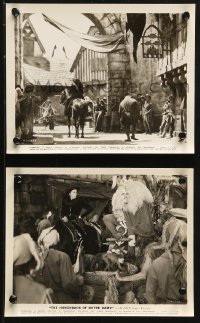 4r1448 HUNCHBACK OF NOTRE DAME 2 8x10 stills 1939 William Dieterle, Cedrick Hardwicke, cool scenes!