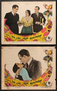 4r0705 GIRL FROM MONTMARTRE 2 LCs 1926 Spanish Barbara La Marr, English Lewis Stone, Ellis, rare!