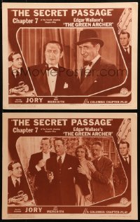 4r0708 GREEN ARCHER 2 chapter 7 LCs 1940 from Edgar Wallace story, Victor Jory, The Secret Passage!