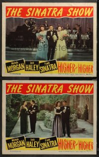 4r0715 HIGHER & HIGHER 2 LCs 1943 great images of Frank Sinatra w/ Barbara Hale, Michele Morgan!