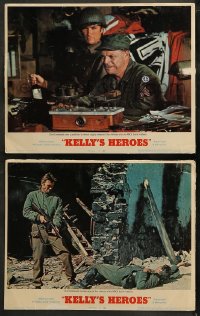 4r0726 KELLY'S HEROES 2 LCs 1970 great images of Clint Eastwood, Don Rickles, AWOL victim, WWII!