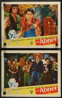 4r0731 LI'L ABNER 2 LCs R1947 Native American Buster Keaton shown in both with Jeff York!