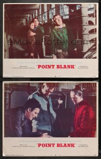 4r0750 POINT BLANK 2 LCs 1967 cool images of Lee Marvin, Angie Dickinson, John Boorman film noir!