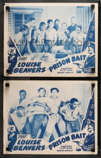 4r0754 REFORM SCHOOL 2 LCs R1940s Toddy Pictures, Harlem's Tuff Kids in Prison Bait!