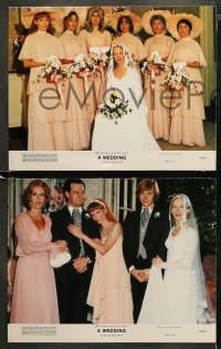 4r0455 WEDDING 6 color 11x14 stills 1978 Robert Altman directed, Carol Burnett, Mia Farrow!