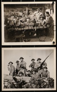 4r0964 BATAAN 17 8x10 stills 1943 Robert Taylor, George Murphy, Thomas Mitchell & Lloyd Nolan!