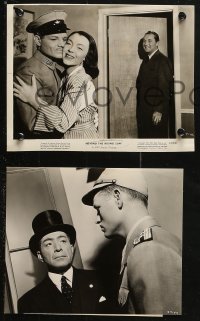 4r1329 BEHIND THE RISING SUN 3 trimmed from 7.5x9.25 to 7.5x9.75 stills 1943 Asian Margo & Tom Neal!
