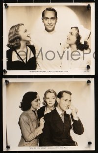 4r1230 BETWEEN TWO WOMEN 5 8x10 stills 1937 Dr. Franchot Tone w/sexy nurse Maureen O'Sullivan!