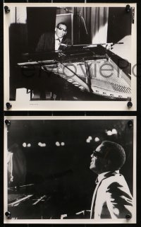 4r0966 BLUES FOR LOVERS 17 8x10 stills 1966 cool images of music legend Ray Charles & more!