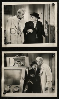 4r1285 BOOGIE MAN WILL GET YOU 4 8x10 stills 1942 great images of Peter Lorre & Boris Karloff!
