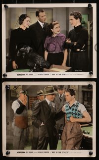 4r0822 BOY OF THE STREETS 3 color 8x10 stills 1938 great images of Jackie Cooper, Maureen O'Connor!