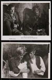 4r1287 BUTCH CASSIDY & THE SUNDANCE KID 4 from 7.5x10 to 8x10 stills 1969 Paul Newman, Redford, Ross!