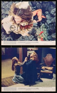 4r0840 CARRIE 8 8x10 mini LCs 1976 Stephen King, Amy Irving, best card with ending spoiler!