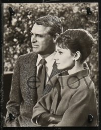 4r0993 CHARADE 14 7.25x9.5 stills R1970s Cary Grant & Audrey Hepburn, directed by Stanley Donen!