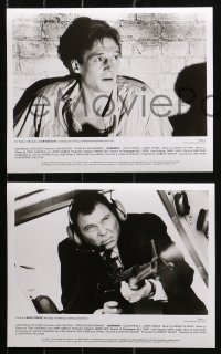 4r1087 DARKMAN 9 8x10 stills 1990 Sam Raimi candid, masked hero Liam Neeson, Frances McDormand!