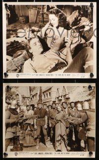 4r0987 FLAME & THE ARROW 15 8x10 stills 1950 Burt Lancaster, Virginia Mayo, Jacques Tourneur!
