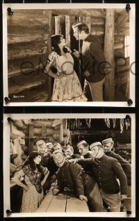 4r1120 FLAMING FOREST 8 8x10 stills 1926 Mountie Moreno must arrest pretty Renee Adoree's brother!