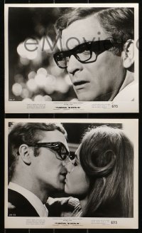 4r1092 FUNERAL IN BERLIN 9 8x10 stills 1967 Michael Caine as Harry Palmer, sexy girls & spies!