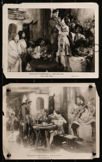 4r1355 GAUCHO 3 from 6.5x8.5 to 8x10 stills 1927 w/ best close up of smoking outlaw Douglas Fairbanks!
