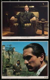 4r0833 GODFATHER PART II 12 8x10 mini LCs 1974 Al Pacino, Robert De Niro, Francis Ford Coppola classic