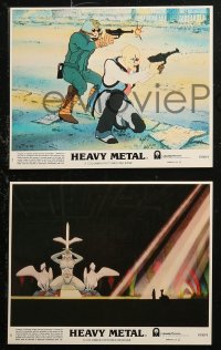 4r0846 HEAVY METAL 8 8x10 mini LCs 1981 classic musical animation, great cartoon images!