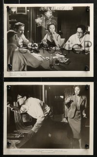 4r1006 I WANT TO LIVE 13 8x10 stills 1958 images of Susan Hayward as Barbara Graham, smoking poker!