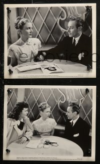 4r1129 NOCTURNE 8 8x10 stills 1946 George Raft & sexy Lynn Bari, cool film noir images!