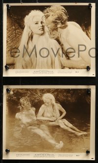 4r1047 PRIVATE LIVES OF ADAM & EVE 11 8x10 stills 1960 Martin Milner & sexy naked Mamie Van Doren!