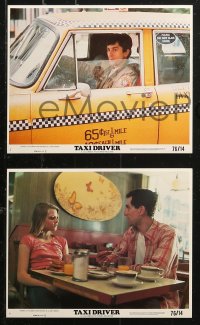 4r0855 TAXI DRIVER 8 8x10 mini LCs 1976 Scorsese, Robert De Niro, Shepherd, Keitel, Foster, Brooks!