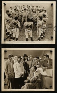 4r1398 TRIPLE THREAT 3 8x10 stills 1948 great images with real top NFL football players!