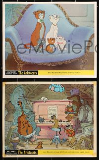 4r0864 ARISTOCATS 12 color English FOH LCs 1970 Walt Disney jazz musical cartoon, colorful images!