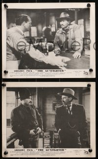 4r0887 GUNFIGHTER 3 English FOH LCs 1950 western cowboy Gregory Peck as Johnny Ringo, Karl Malden!