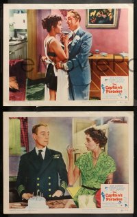 4r0514 CAPTAIN'S PARADISE 4 LCs 1953 Alec Guinness trying to juggle two wives, Yvonne De Carlo!