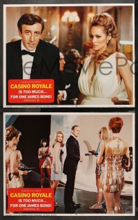 4r0062 CASINO ROYALE 8 LCs 1967 Peter Sellers, Niven, Welles, Ursula Andress, James Bond spoof!