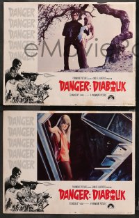 4r0082 DANGER: DIABOLIK 8 LCs 1968 Mario Bava, John Phillip Law & sexy Marisa Mell!